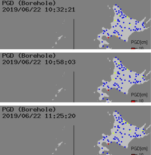 強震モニタの画像