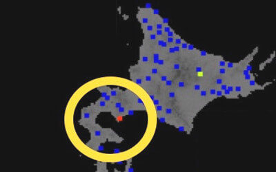 強震モニタの画像