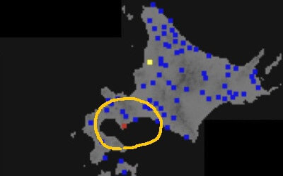 強震モニタの画像