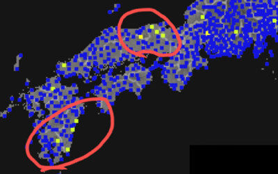 強震モニタの画像