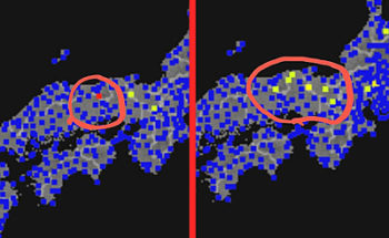 強震モニタの画像