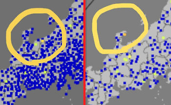 強震モニタの画像