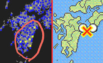 強震モニタの画像