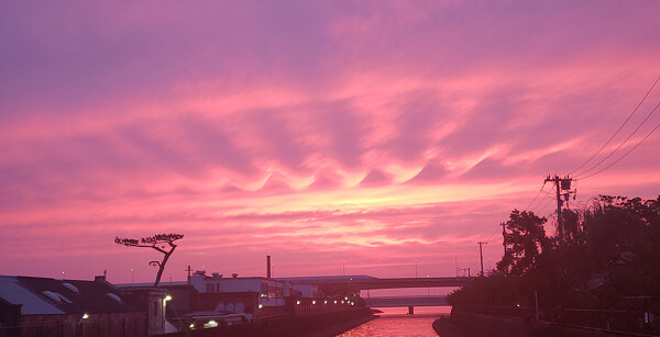 地震雲の投稿写真