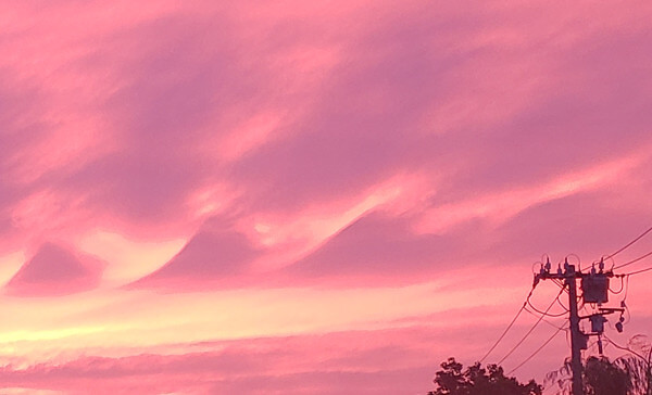 地震雲の投稿写真