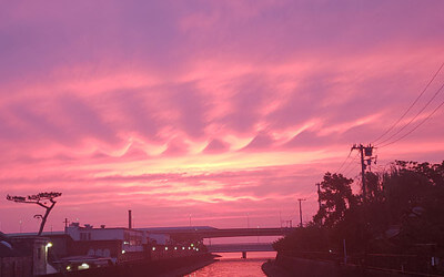 地震雲の投稿写真