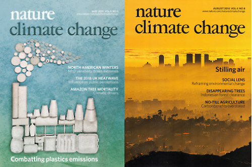 専門誌「Nature Climate Change」の画像