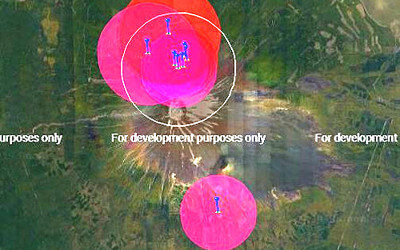 地震情報の画像