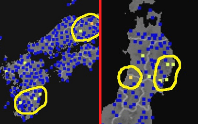 強震モニタの画像
