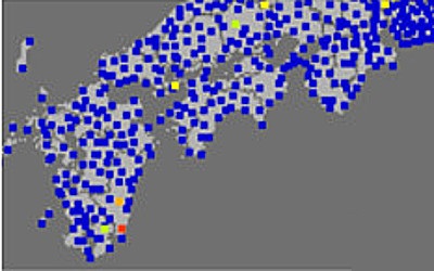 強震モニタの画像