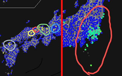 強震モニタの画像