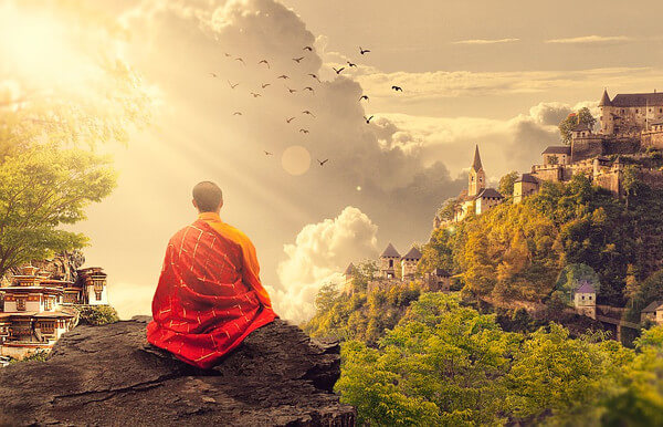 僧侶のイラスト