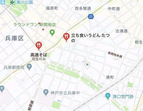 兵庫県の地図