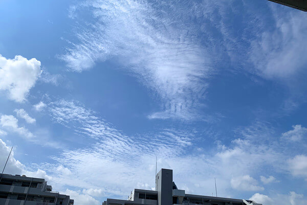 地震雲の投稿写真