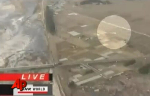 東日本大震災発生時に現れたUFO