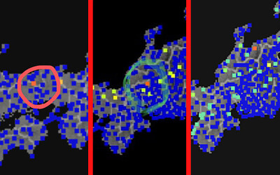 強震モニタの画像