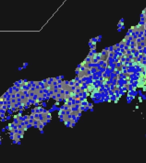 強震モニタの画像