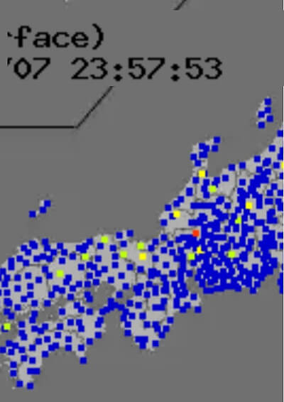 強震モニタの画像