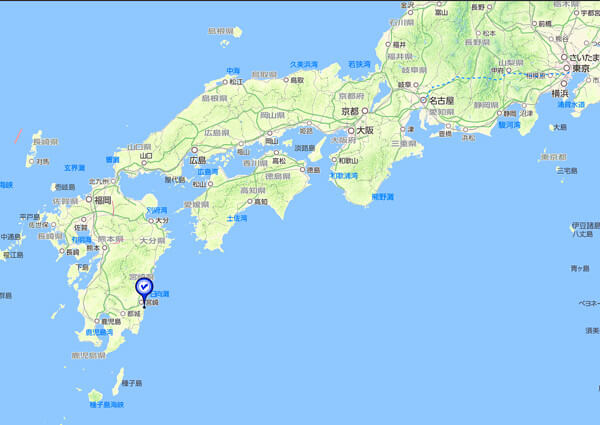 日本地図の画像