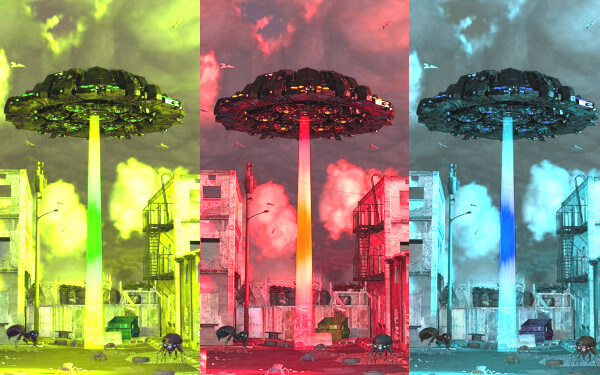 UFOのイラスト画