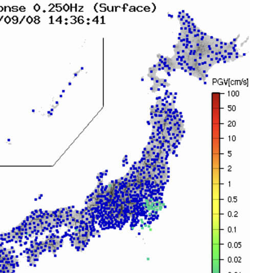 強震モニタの画像