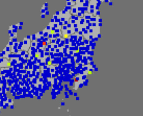 強震モニタの画像