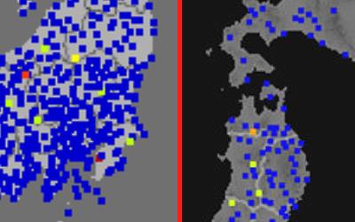 強震モニタの画像