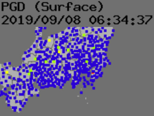 強震モニタの画像