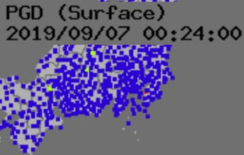 強震モニタの画像