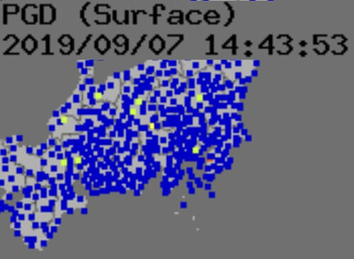 強震モニタの画像