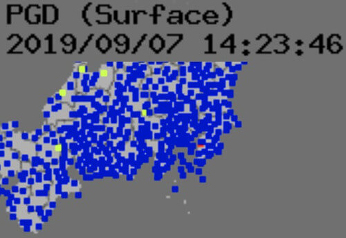 強震モニタの画像