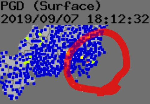 強震モニタの画像