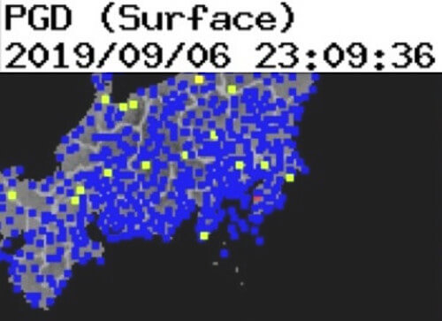 強震モニタの画像