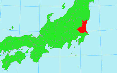 日本地図の画像