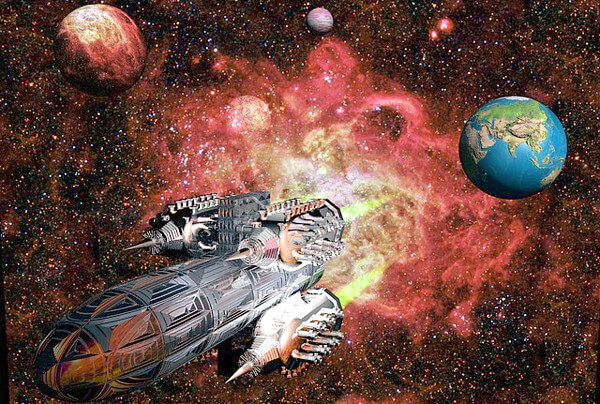 宇宙船のイメージイラスト