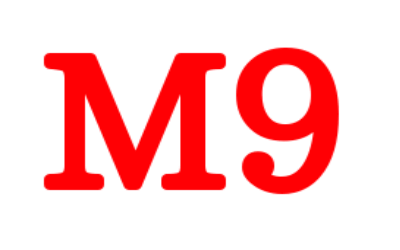 地震の規模(M9)のイラスト