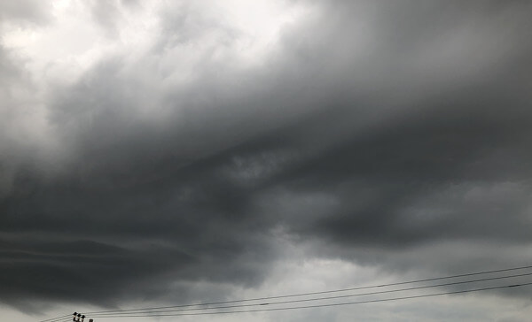 面白い形の雲の写真「龍(その2)」