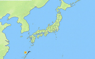 地震情報の画像