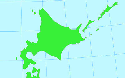 北海道の地図