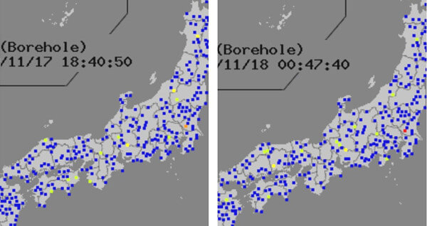 強震モニタの画像