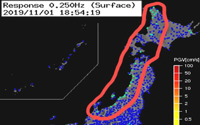 強震モニタの画像