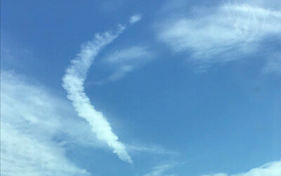地震雲の投稿写真