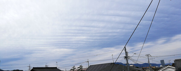 地震雲の投稿写真