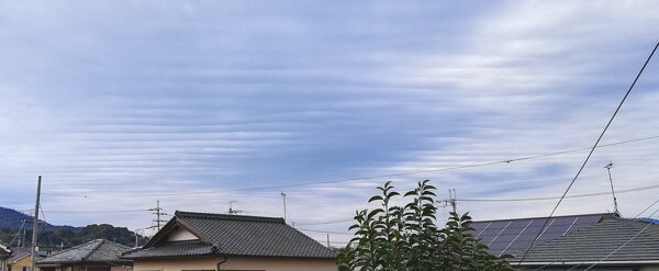 地震雲の投稿写真