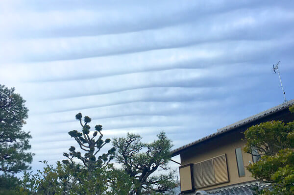 地震雲の投稿写真