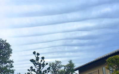 地震雲の投稿写真