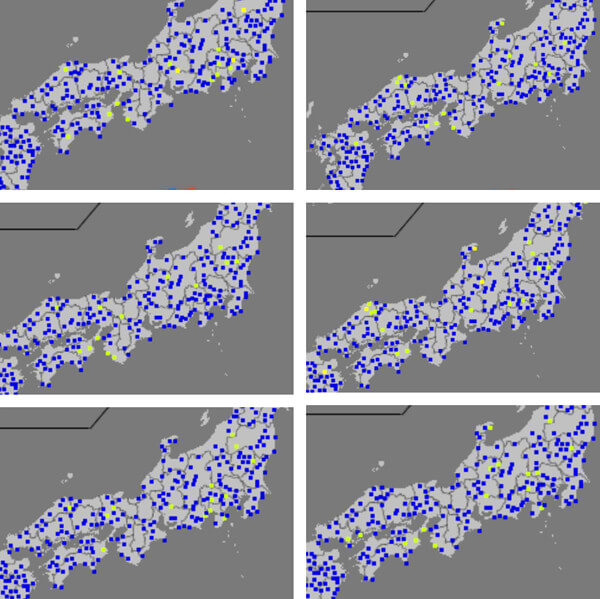 強震モニタの画像