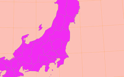 日本地図の画像