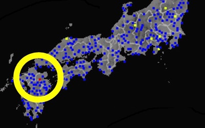 強震モニタの画像