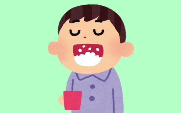 うがいのイメージイラスト